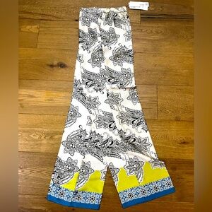 New Zara Satin effect straight leg pants